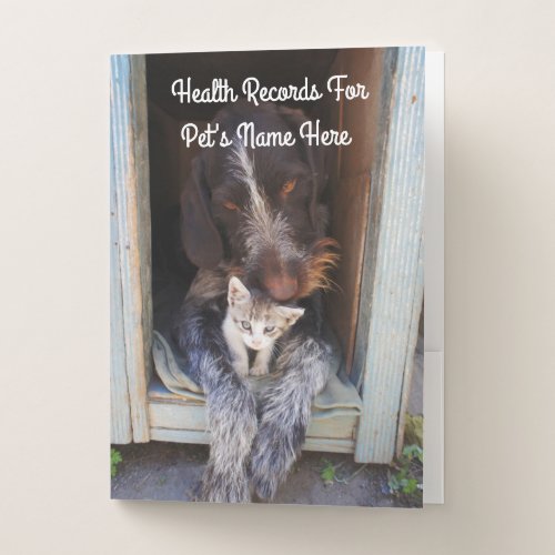 Furry Friends Pocket Folder