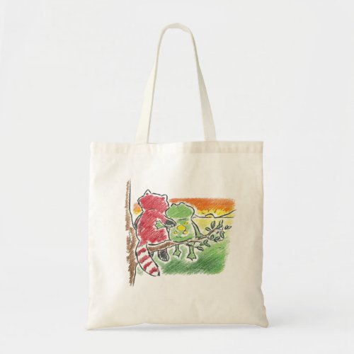 Furry Friends Sunset Tote Bag