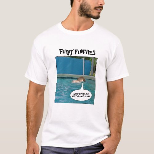 Furry Funnies Lap Dog T_Shirt