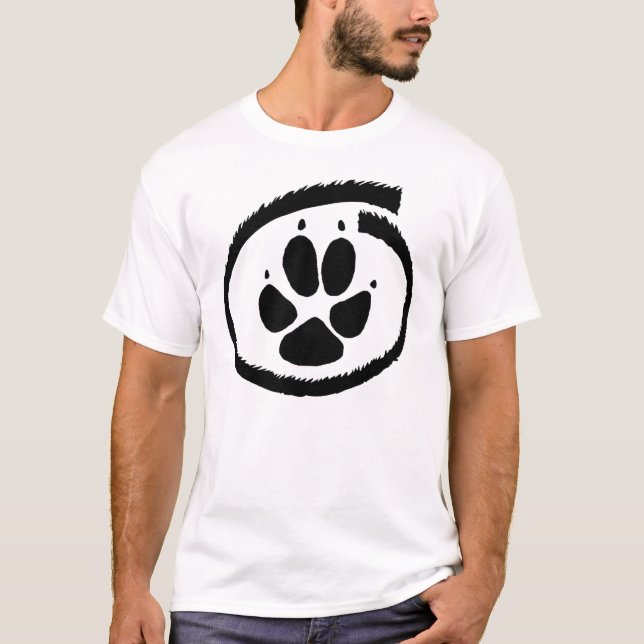 Furry Inside (Fox Paw) T-Shirt (Front)
