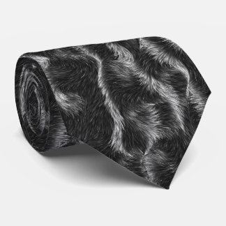 Furry looking necktie