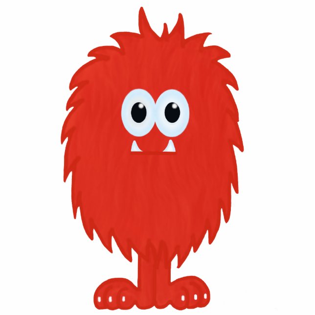 Furry Monster Sculpture (Front)