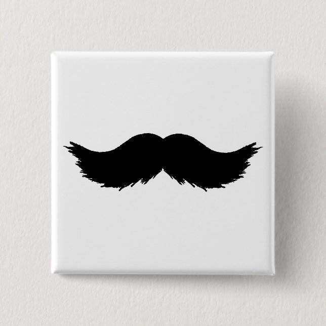 Furry Moustache/Mustache Button (Front)