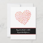 Furry Pet Dog Cat Sympathy Concern Heart Paws Flat Card at Zazzle