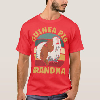 Furry Potato Cute Girls Guinea Pig Grandma  T-Shirt