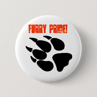 Furry Pride Pawprint Button