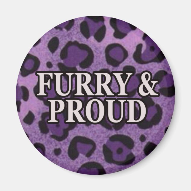 Furry & Proud Magnet Leo Version (Front)