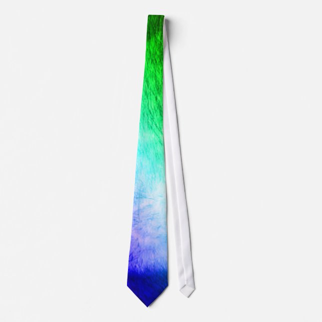 Furry Rainbow Neck Tie (Front)