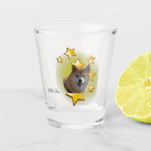 Furry Red Shiba Inu is a Star Shot Glass