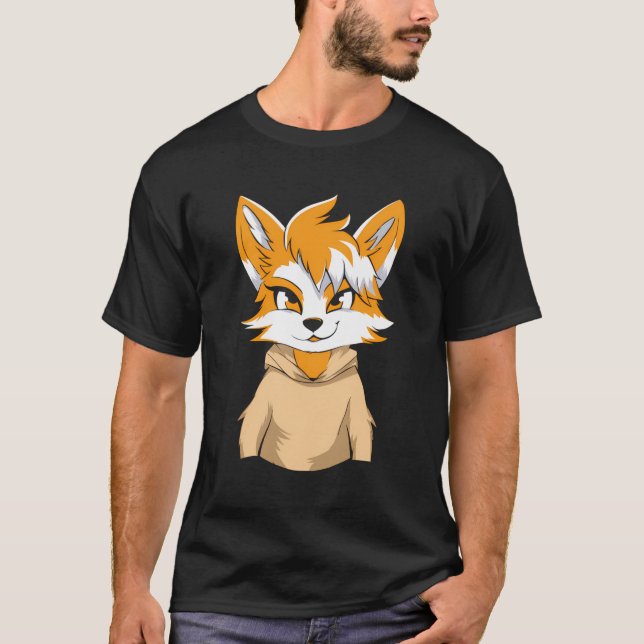 Fursona Furries - Cosplay Furry Fandom T-Shirt (Front)