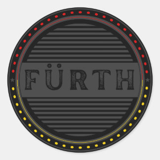 Fürth City Pride Emblem – German Identity Classic Round Sticker