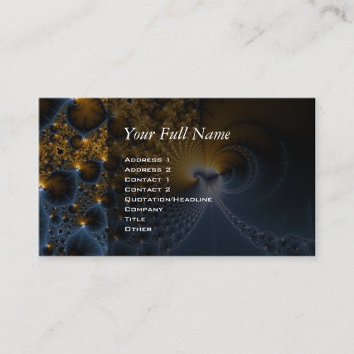 Further - Fractal Art Business Cards