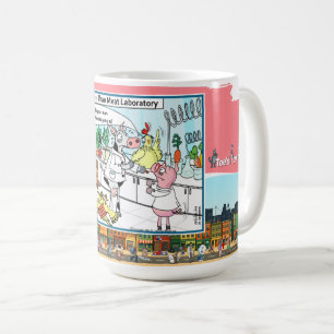 Further Than Meat Satirical Humor Classic Coffee Mug