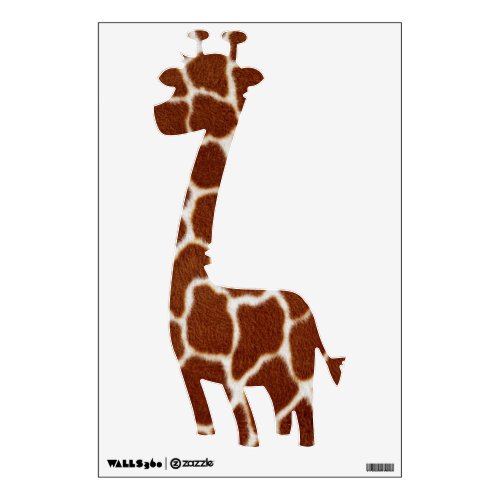 Fury Giraffe Wall Sticker
