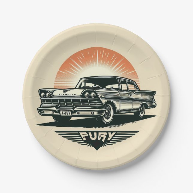 Fury Paper Plates (Front)