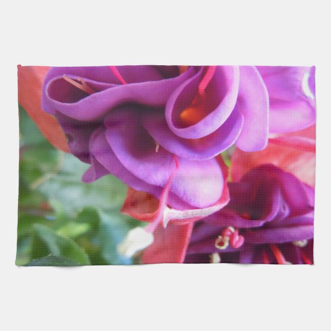 Fuschia Duo Kitchen Towel (Horizontal)