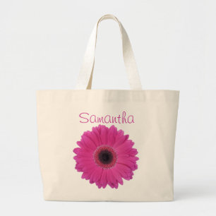 Fuschia Flower Jumbo Tote Bag