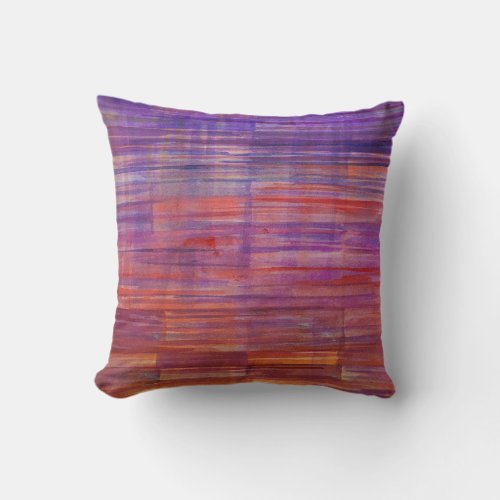  Fuschia Red Purple Orange Outdoor Pillow