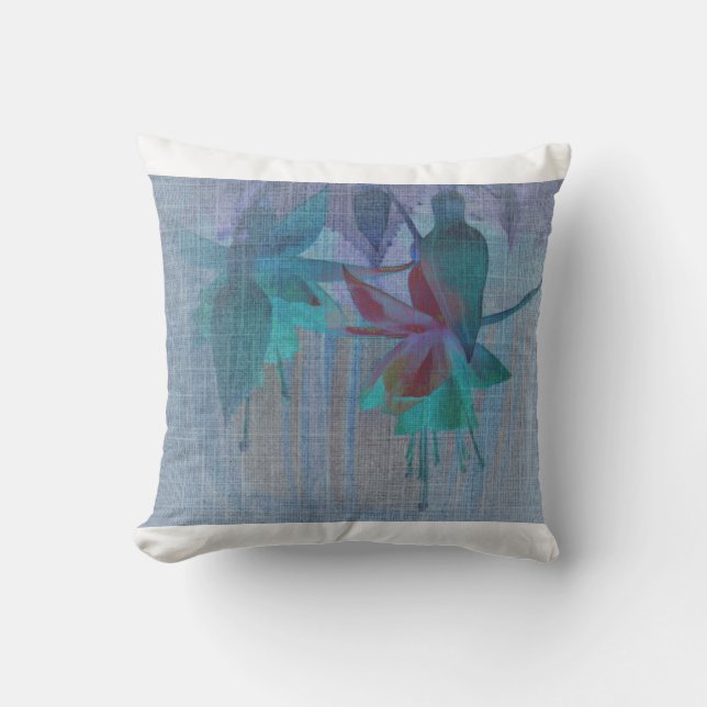 Fuschia Throw Pillow (Front)