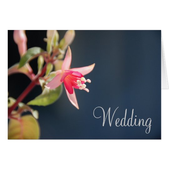 Fuschia Wedding Invitation Card