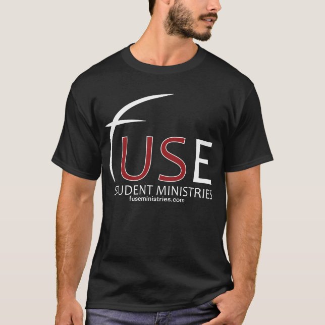 Fuse Student Ministries Black T-Shirt (Front)