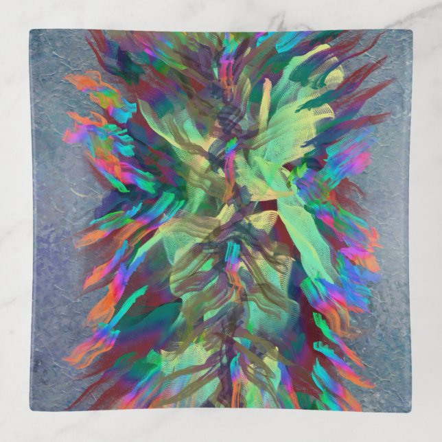 Fused Glass Trinket Trays (Front)