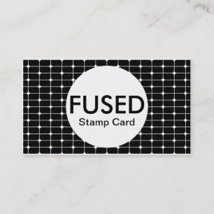 fused stamp card (color customizable)