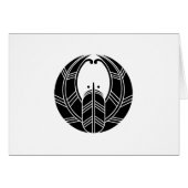 Fusen-style hawk feathers (Front Horizontal)