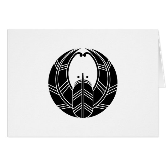 Fusen-style hawk feathers (Front Horizontal)