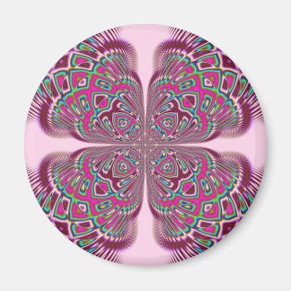 Fusha Pink Flower Magnet