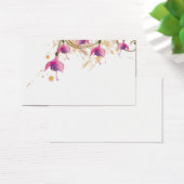 Fushia flowers Profile Card (Desk)