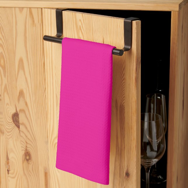 Fushia Kitchen Towel (Thirds Fold)
