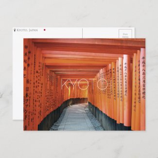 Fushimi Inari, Kyoto, Japan Postcard
