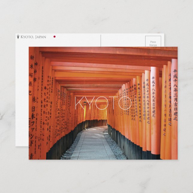 Fushimi Inari, Kyoto, Japan Postcard (Front/Back)