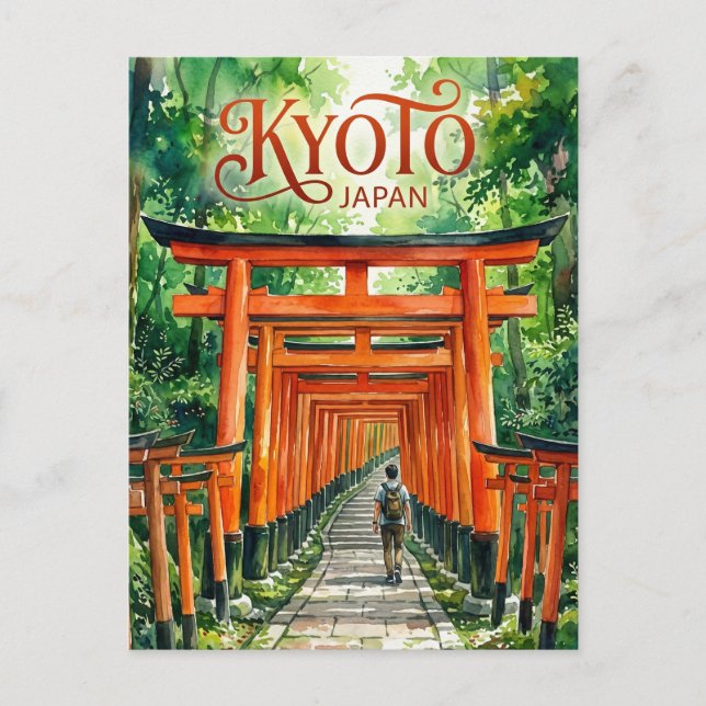 Fushimi Inari-taisha Japan Postcard (Front)