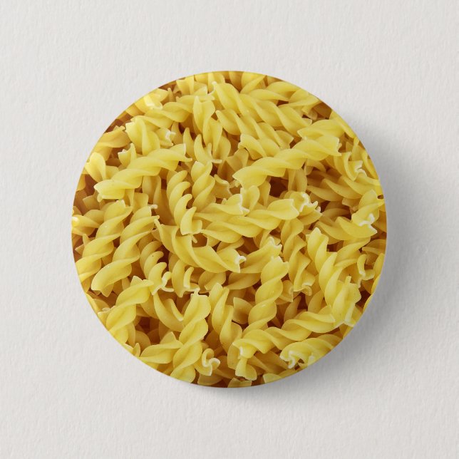 Fusilli Pasta Pinback Button (Front)