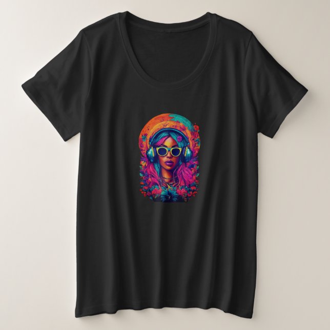 Fusion Flux Plus Size T-Shirt (Design Front)