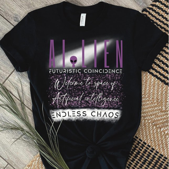 Fusion of alien and artificial intelligence space T-Shirt (Creator Uploaded)