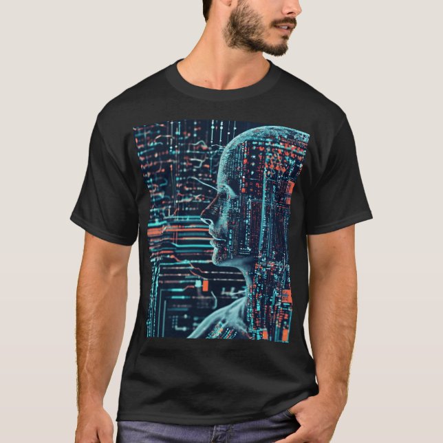 Fusion of Art and Machine Learning T-Shirt (Front)