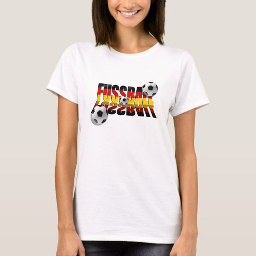 Fussball 2010 Deutsche flagge football gifts T_Shirt