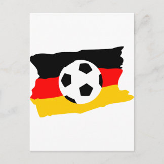 Fussball deutschland fahne postcard