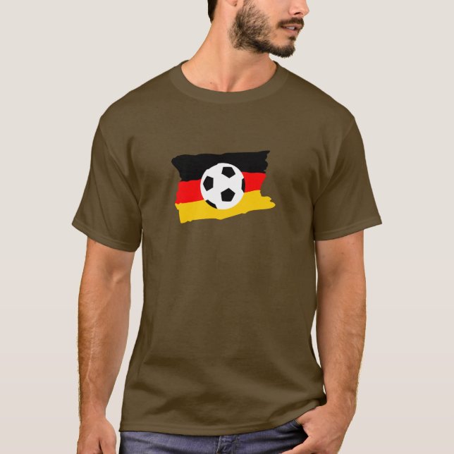 Fussball deutschland fahne T-Shirt (Front)