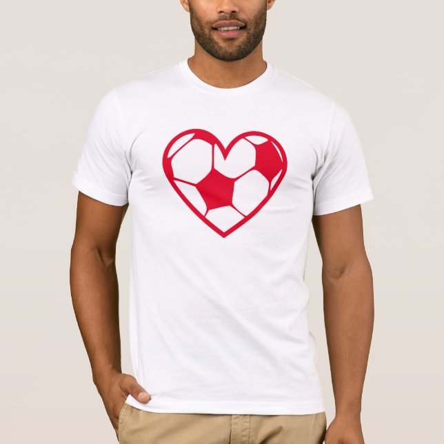 fussball_heart_2f T-Shirt (Front)