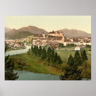 Fussen, Bavaria, Germany archival print