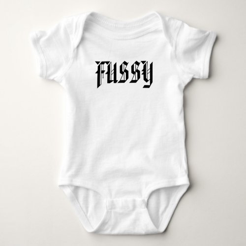 FUSSY BABY BODYSUIT