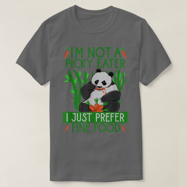 Fussy Eating Love Carrot Choosy Picky Eater Cute P T-Shirt (Design Front)