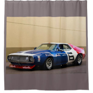 FUSTURISTIC AUTOMOBILE: 1968-74 AMC Javelin Shower Curtain