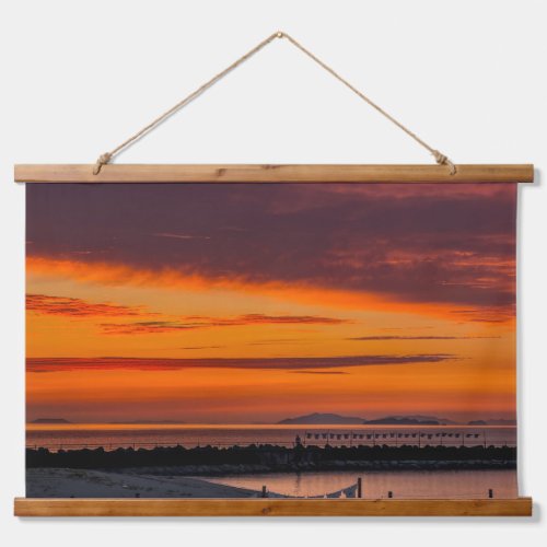 Futami Sunset _ 二見海岸の夕日 Hanging Tapestry