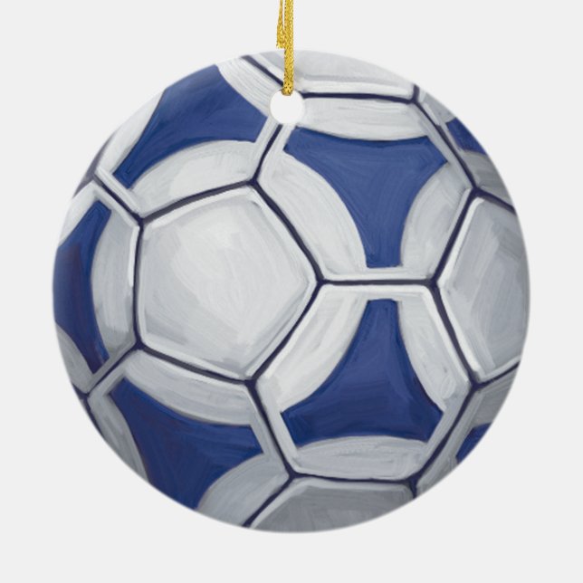 Futbal Ceramic Ornament (Back)