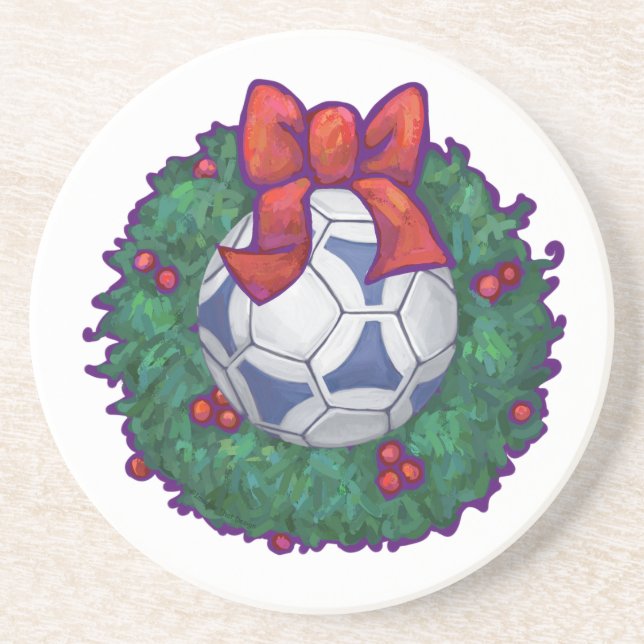 Futbal Christmas Coaster (Front)